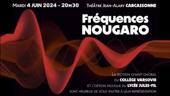 Invitation Fréquences Nougaro mardi 4 juin 2024 20h30 Théatre J.Alary.jpg