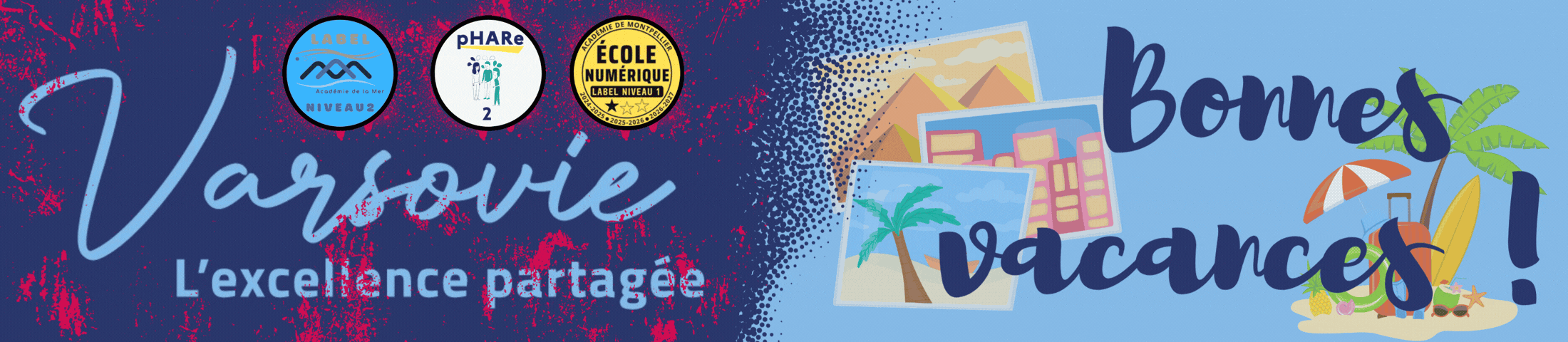 Accueil ENT 2026 bonnes vacances.gif